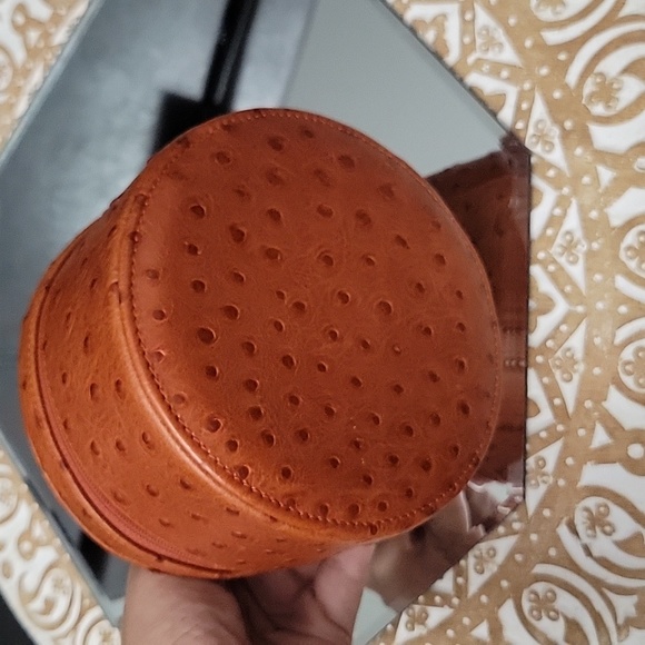 Furla| Ostrich mini bag with top handle NWOT - Picture 6 of 10